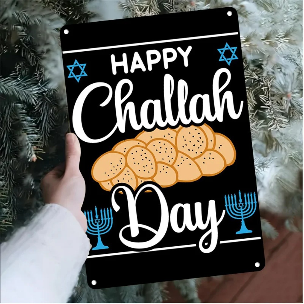 Home Decor Living - CIFBUY Retro Happy Challah Day Menorah