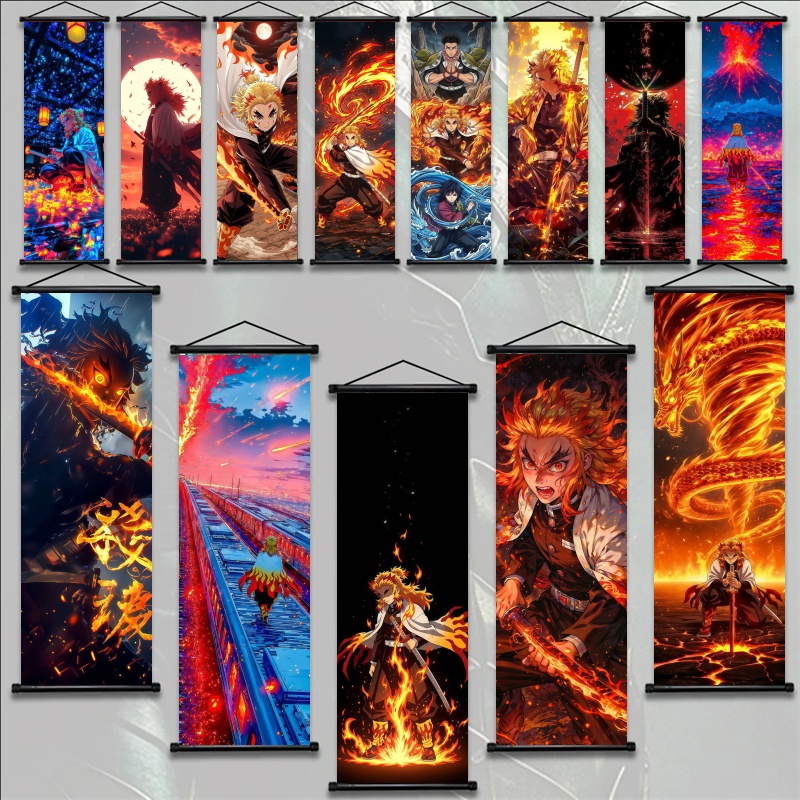 Home Decor Furniture - Demon Slayer Kyojuro Rengoku HD Print