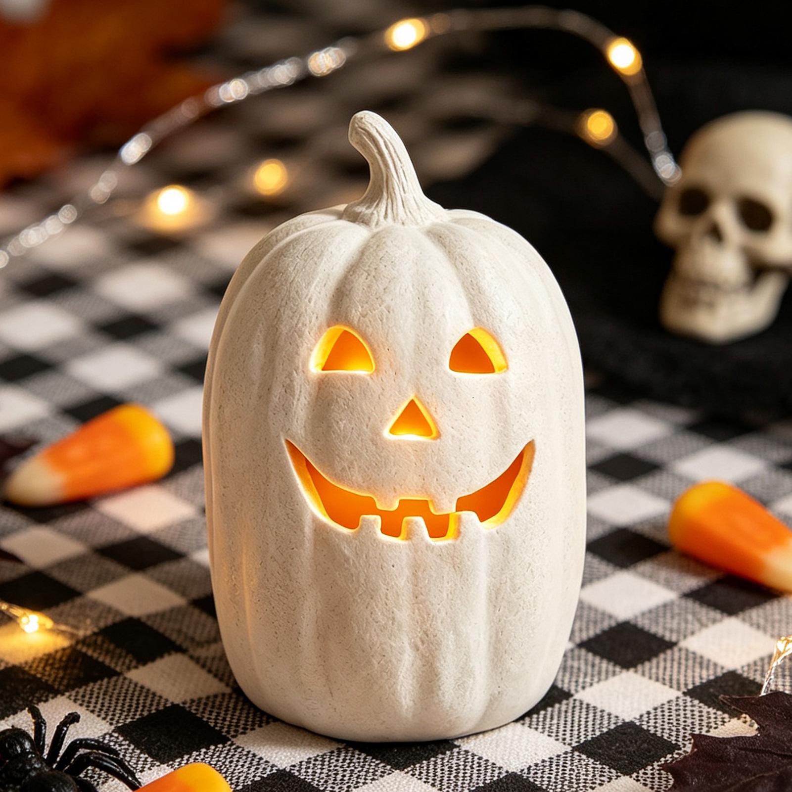 Halloween Pumpkins Crafts Resi - Home Decor Handmade review and price