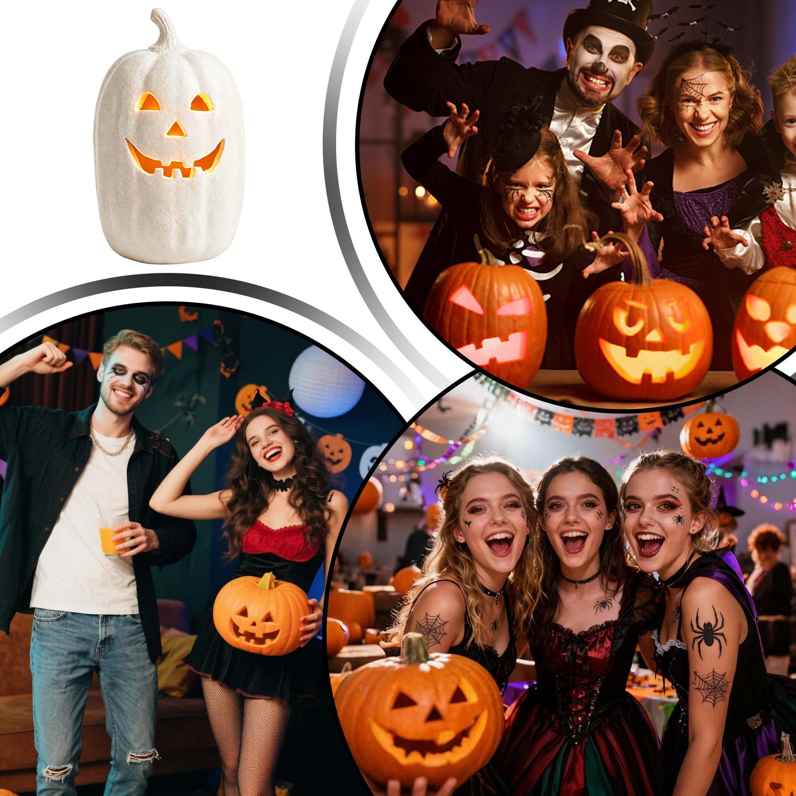 Halloween Pumpkins Crafts Resi - Home Decor Handmade review and price