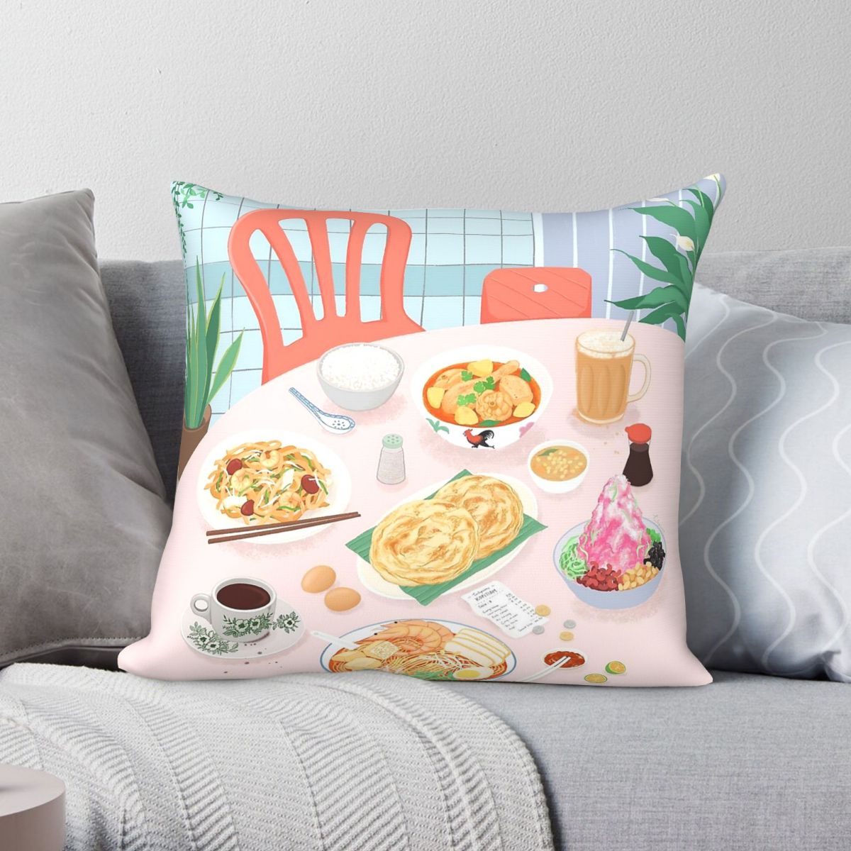 Kopitiam Food Malaysia Pillowc - Home Decor Malaysia review and price