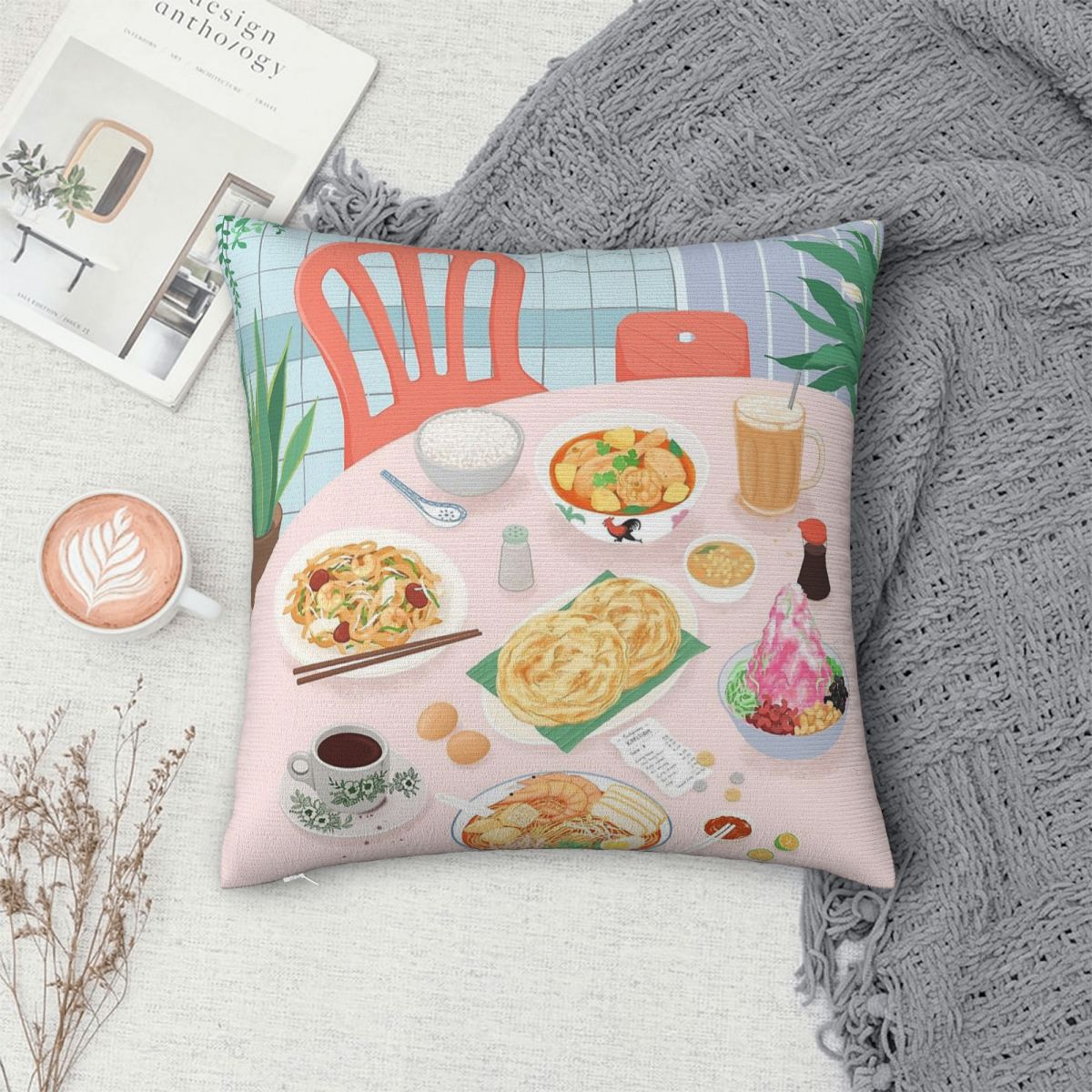 Kopitiam Food Malaysia Pillowc - Home Decor Malaysia review and price