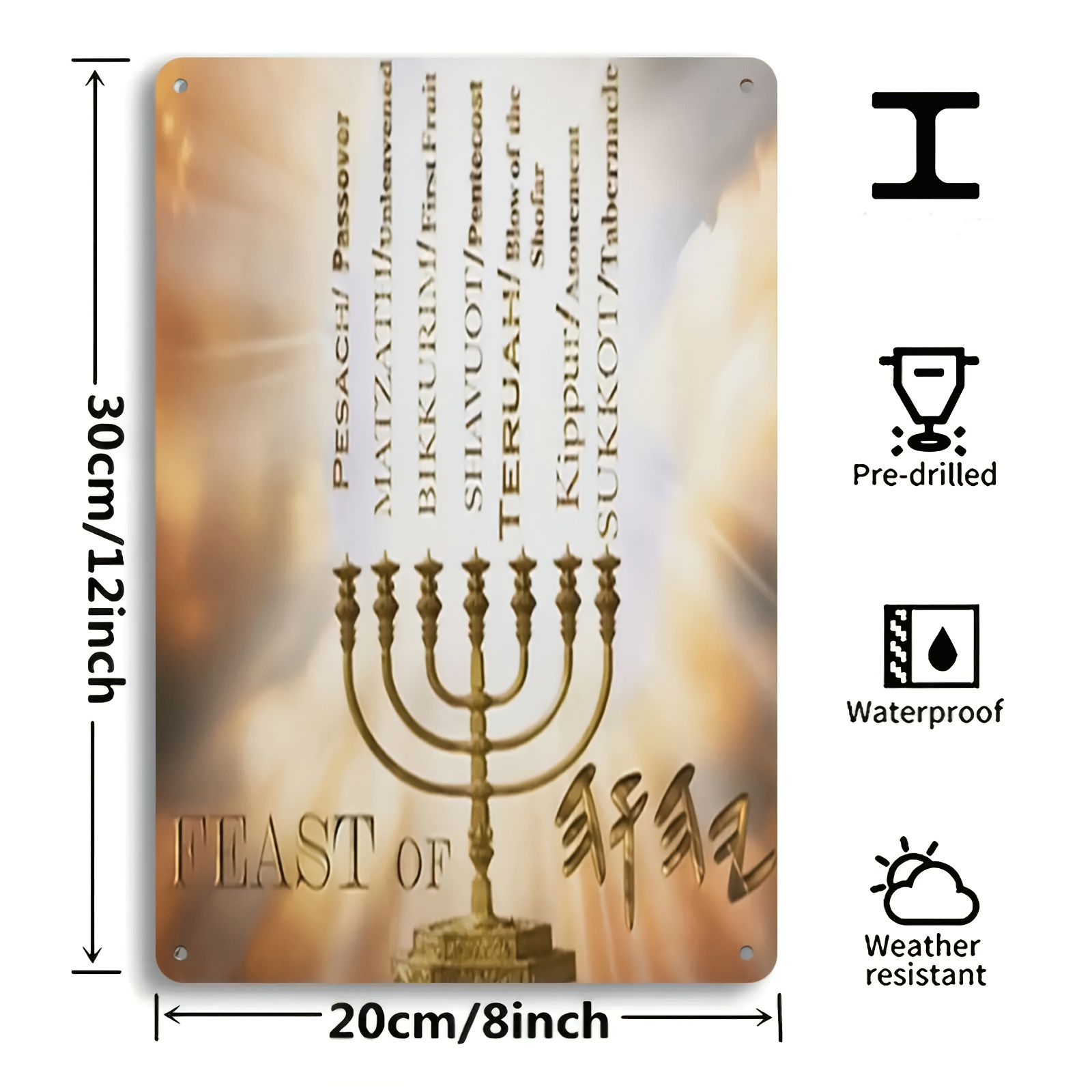 CIFBUYHebrew Star of David Alu - Home Decor Living review and price