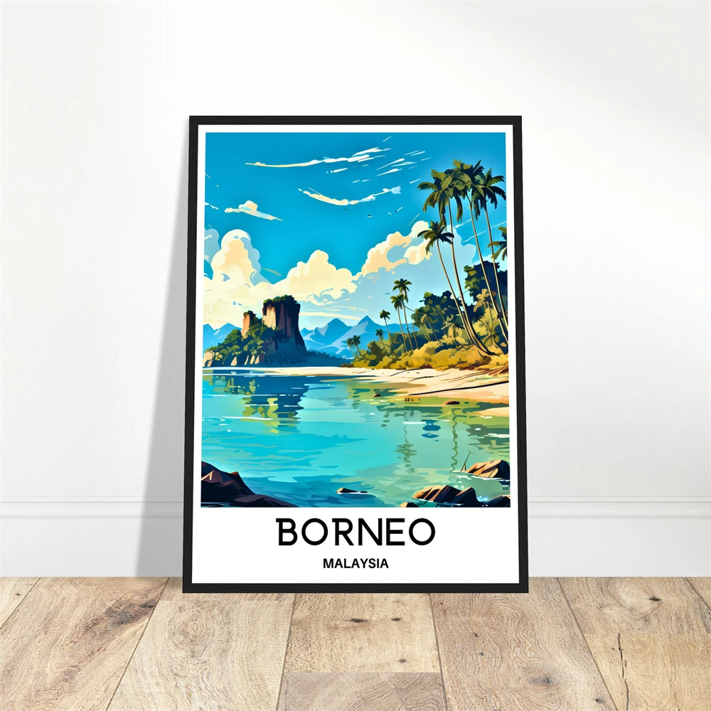 Penang Malaysia Travel Poster  - Home Decor Malaysia review and price