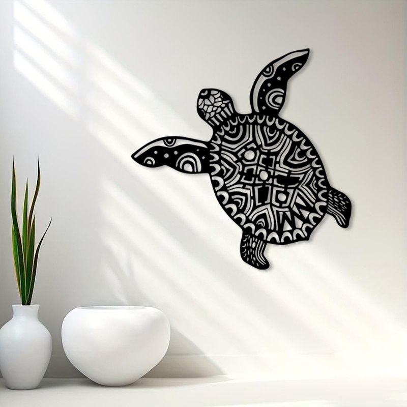 Sea Turtle Iron Metal Wall Art - Home Decor Nautical review and price