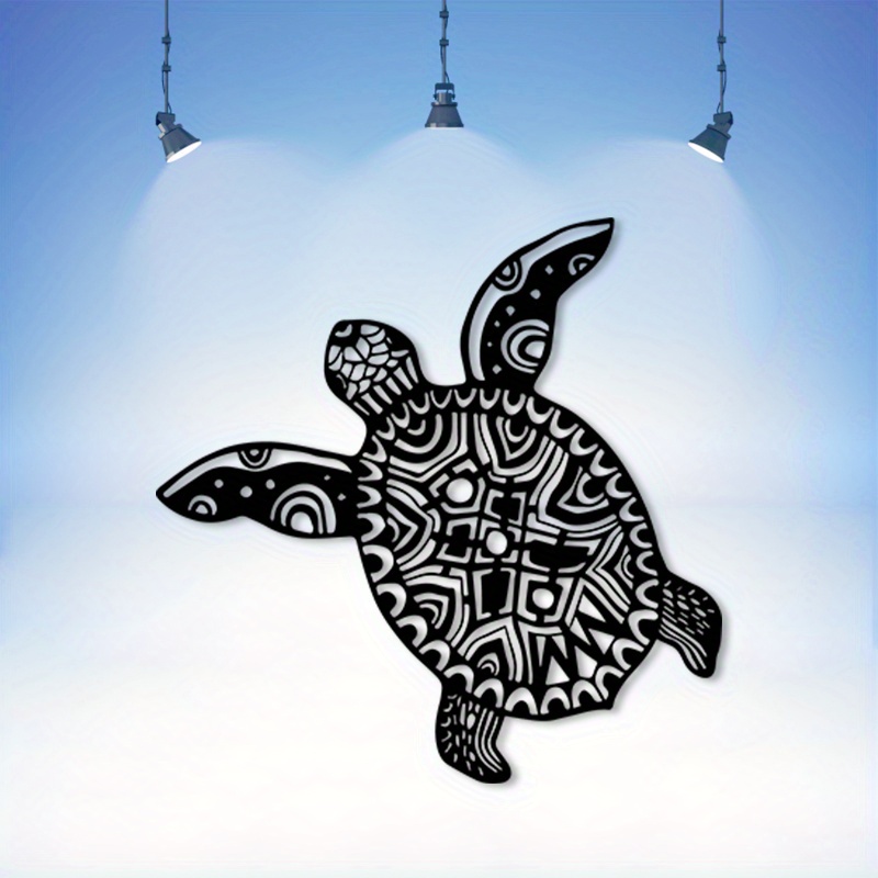Sea Turtle Iron Metal Wall Art - Home Decor Nautical review and price