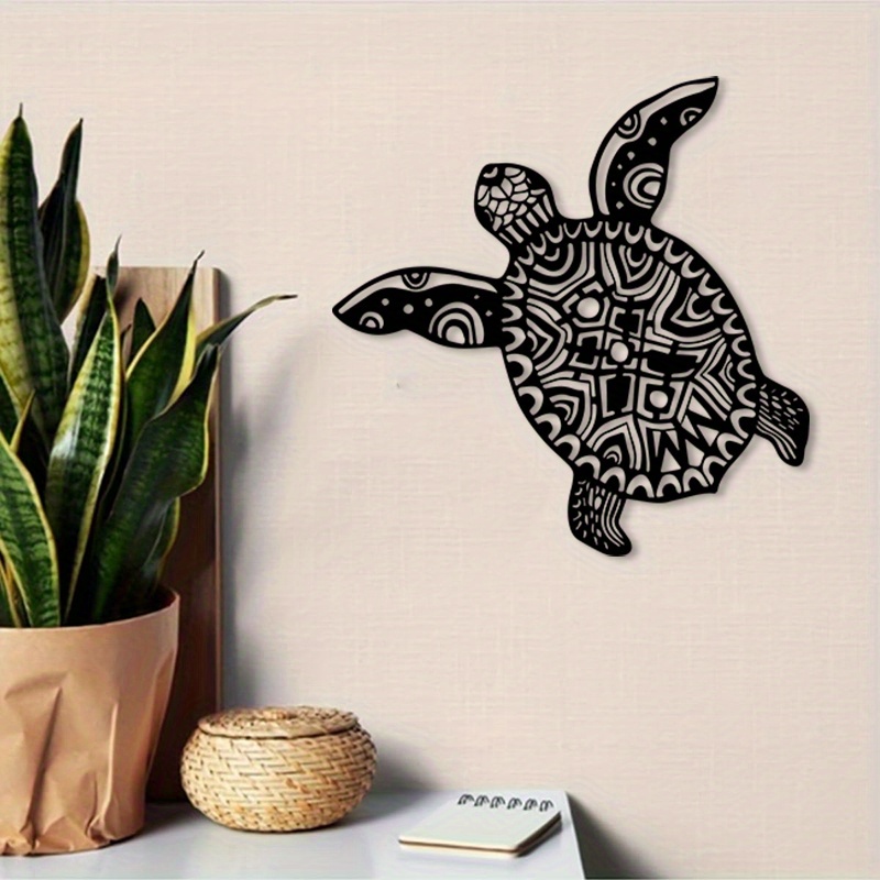 Sea Turtle Iron Metal Wall Art - Home Decor Nautical review and price