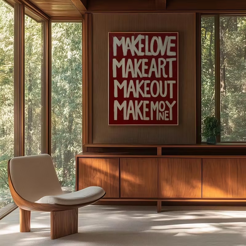 Modern,Retro Self Made Love Ki - Home Decor Handmade review and price