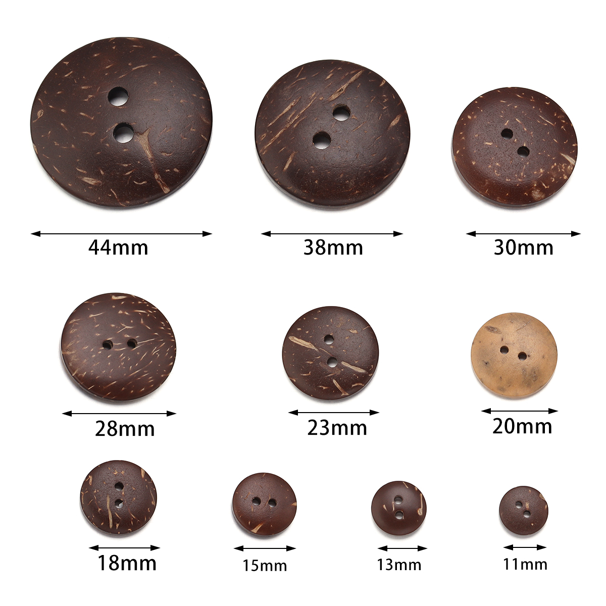 10-100Pcs Natural Coconut Shel - Home Decor Handmade review and price