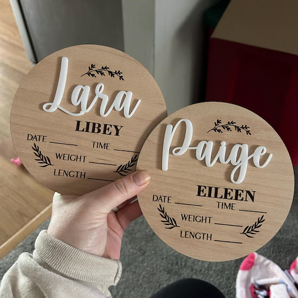 1Pc Custom Baby Announcement S - Home Decor Inspo review and price