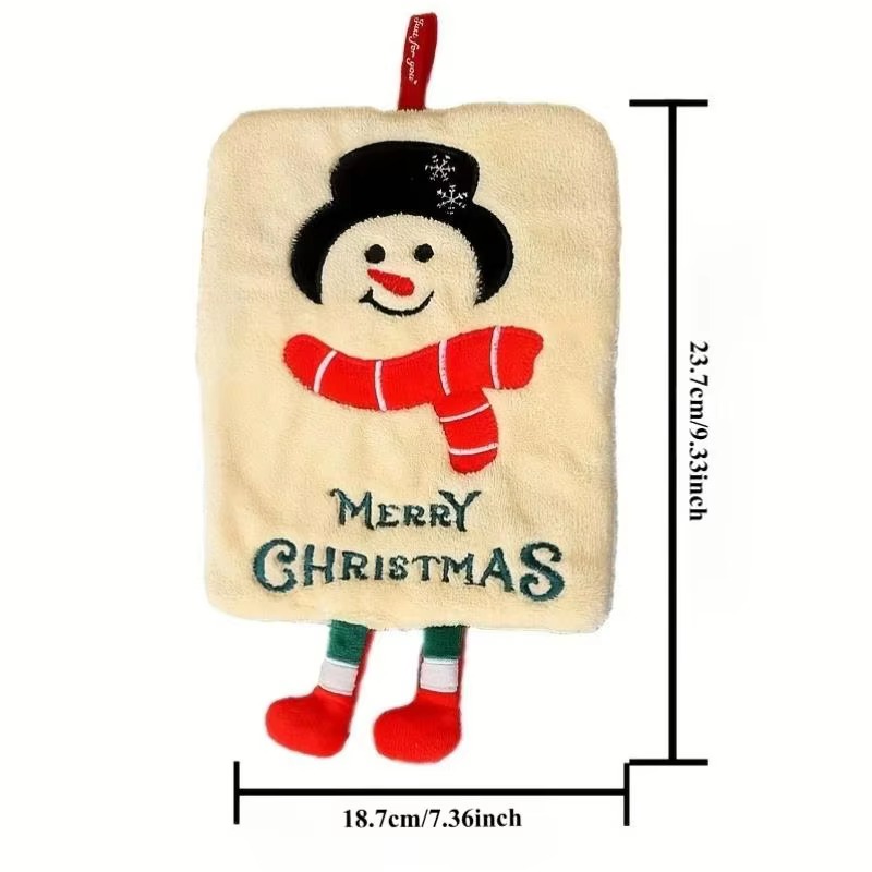 Xmas Hanging Hand Towel Coral  - Home Decor Xmas Tree review and price