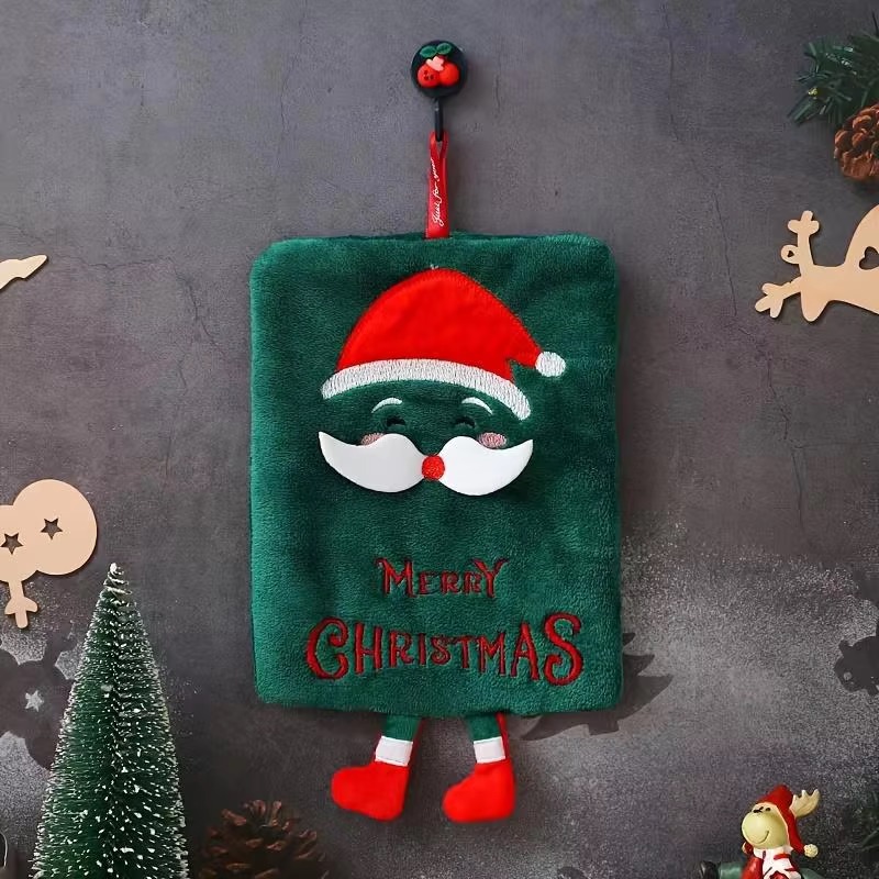 Xmas Hanging Hand Towel Coral  - Home Decor Xmas Tree review and price
