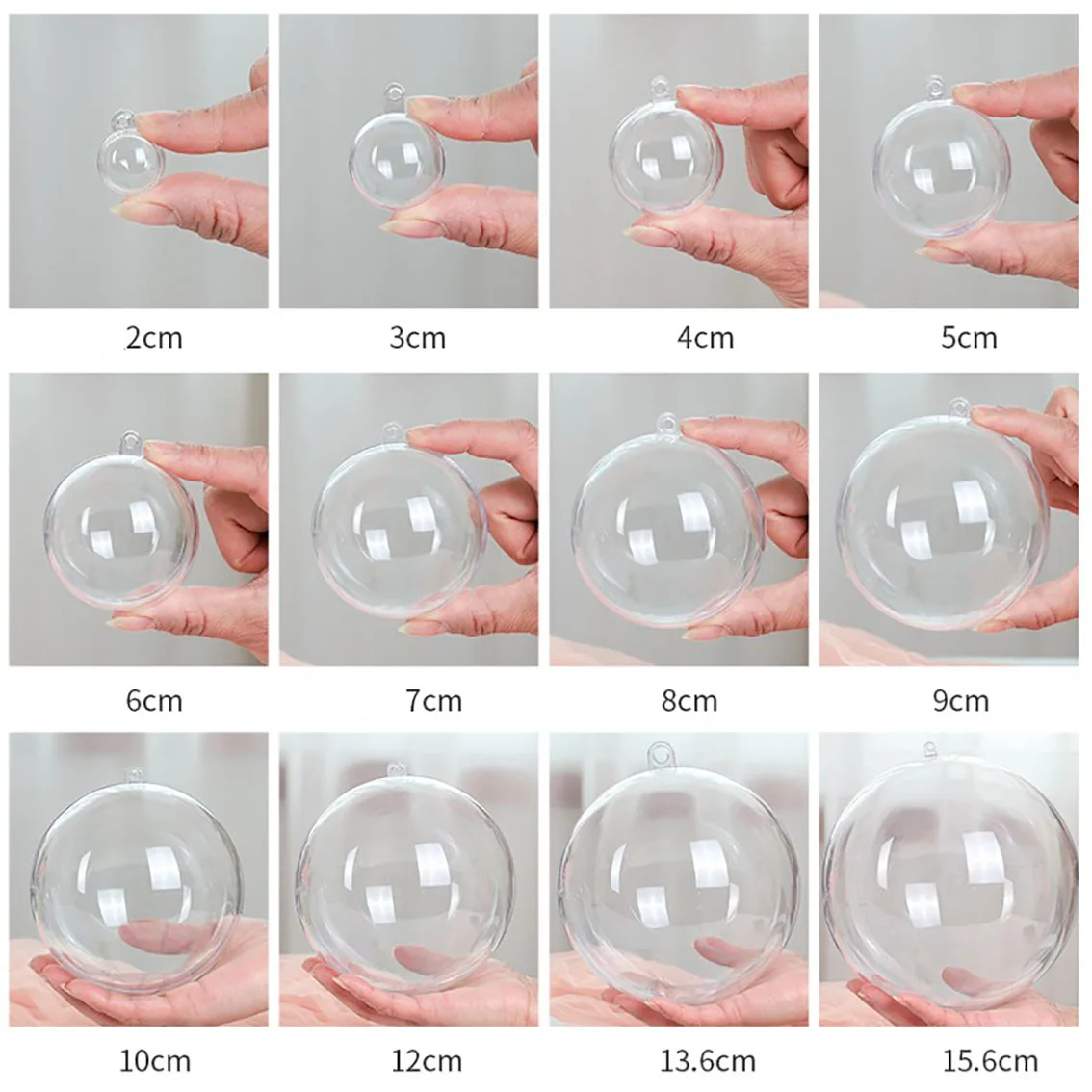 1-20CM Transparent Balls Hollo - Home Decor Xmas Tree review and price