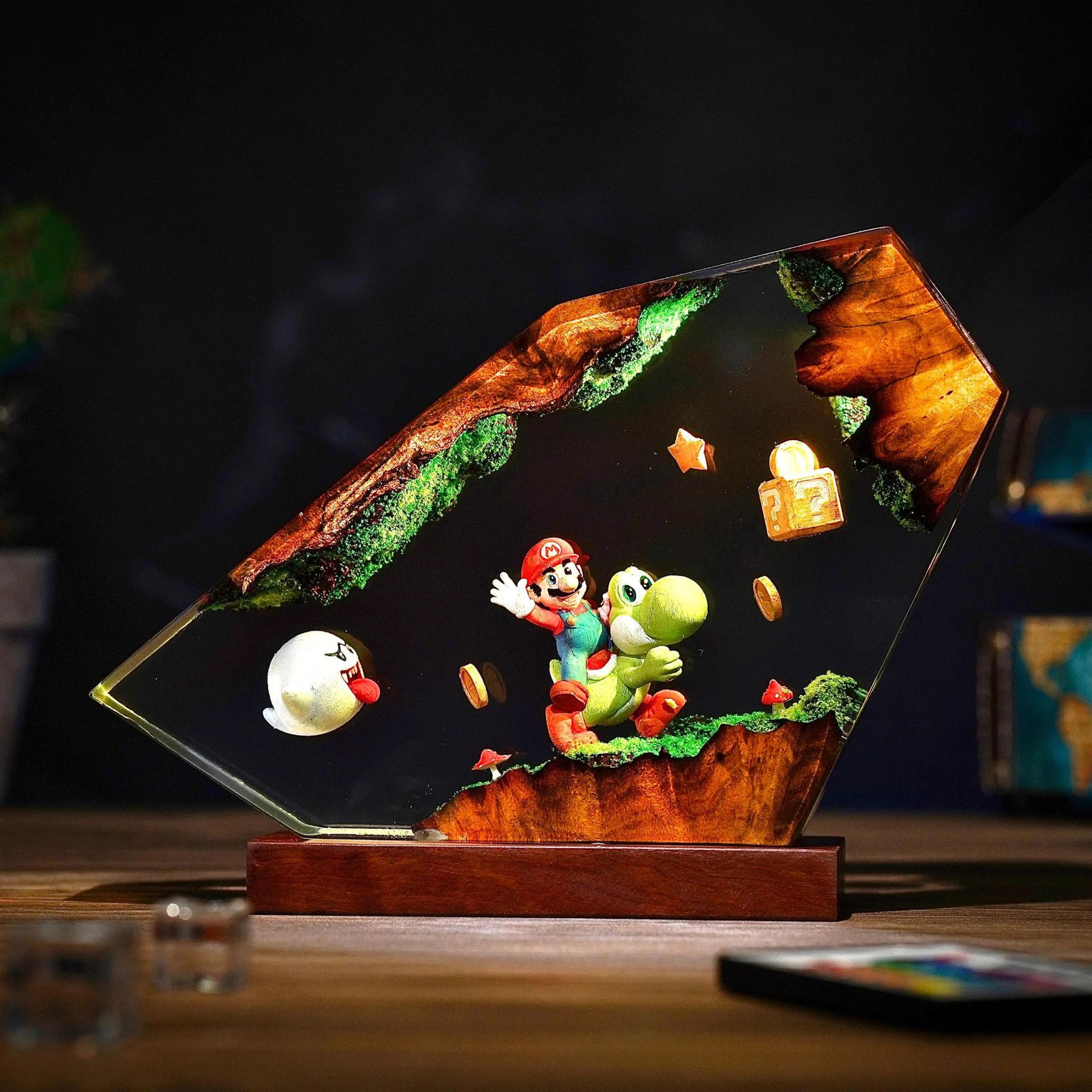 Table Resin Lamp Cartoon Anime - Home Decor Furniture review and price