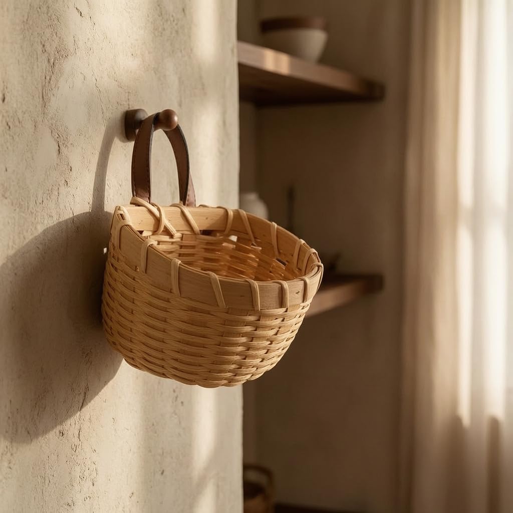 Wall-Mounted Woven Storage Bas - Woven Wall Basket review and price