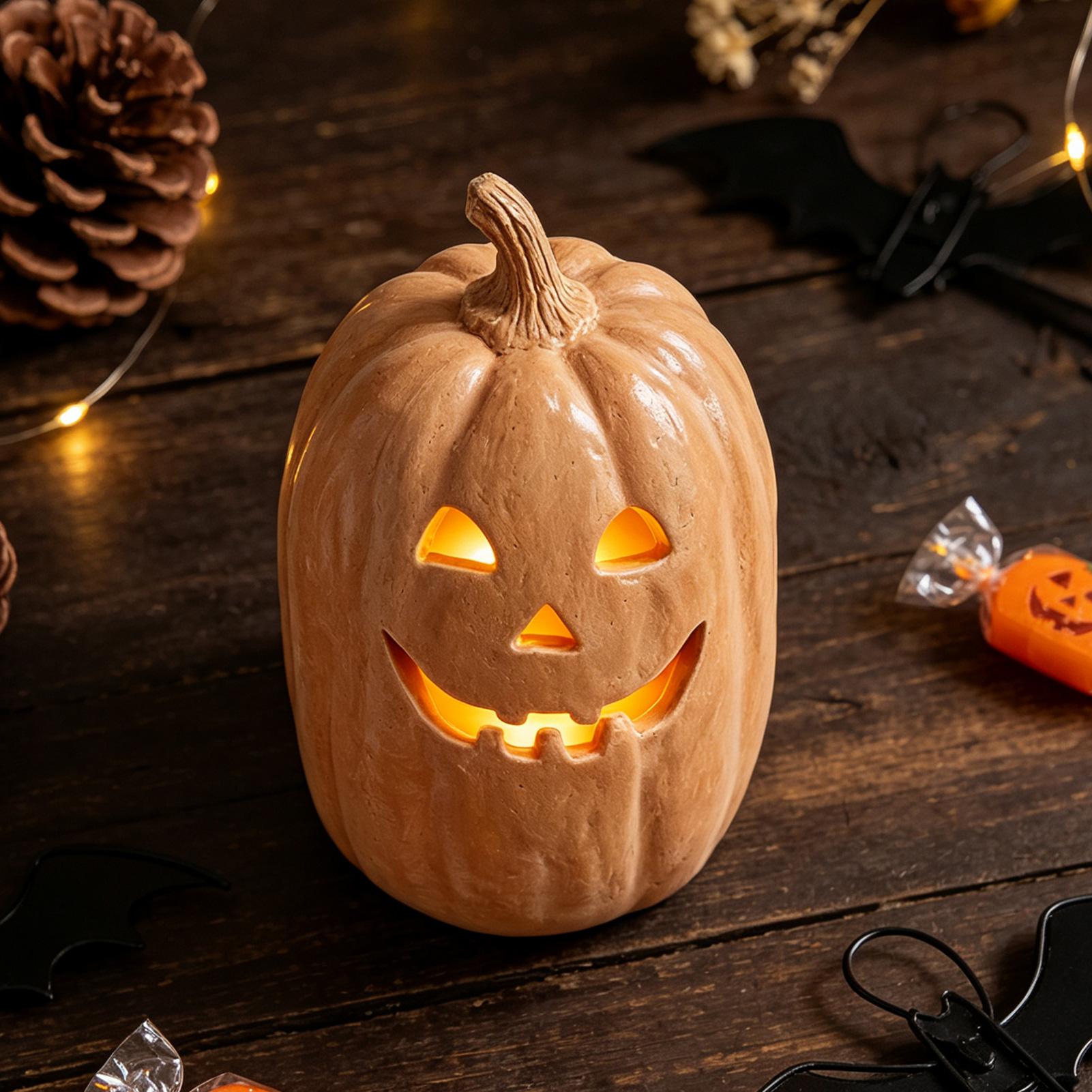Halloween Pumpkins Crafts Resi - Home Decor Handmade review and price