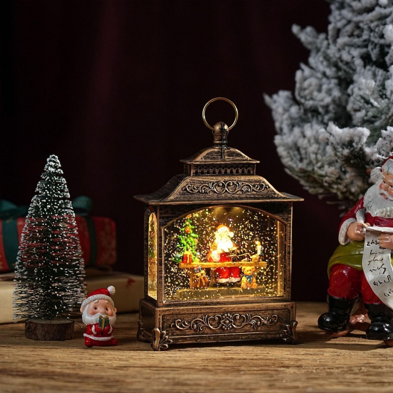 Snow Globe Music Box Christmas - Home Decor Xmas Tree review and price