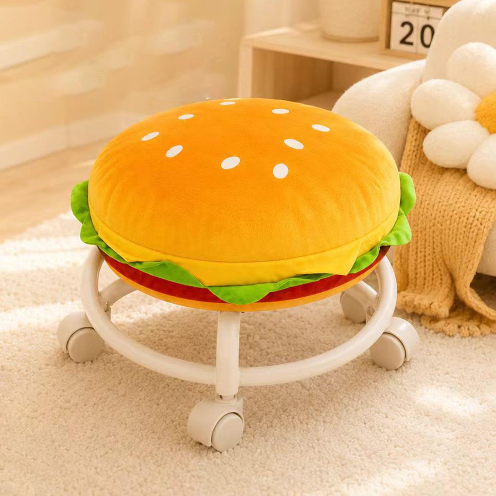 Stool With Wheels Hamburger Co - Home Decor On Wheels review and price