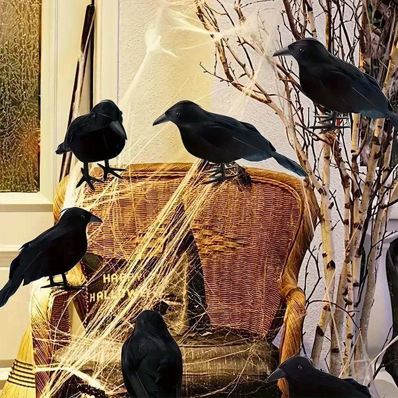 1PC Black Crow Halloween Decor - Home Decor Inspo review and price