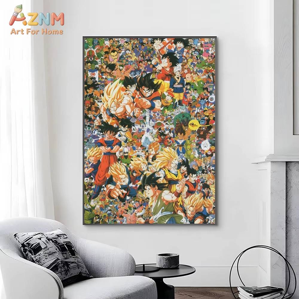AZNM Dragon Ball Z Unframed Ca - Home Decor Furniture review and price