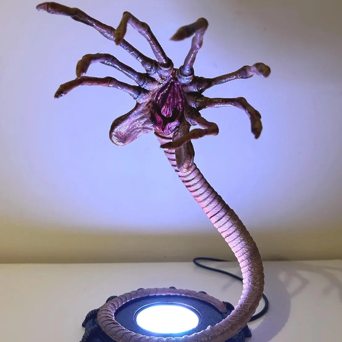 Alien Facehugger Lamp Nightlig - Home Decor Inspo review and price