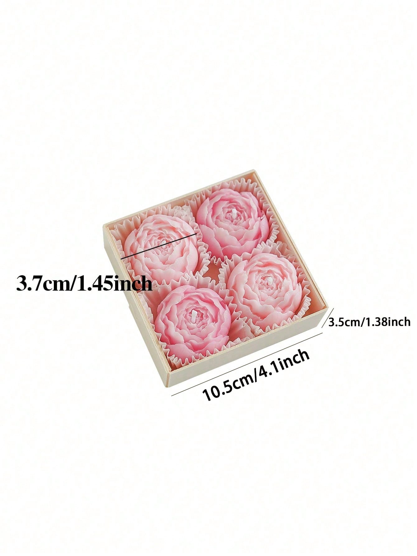 4pcs/Box Rose Scented Soy Wax  - Home Decor Handmade review and price