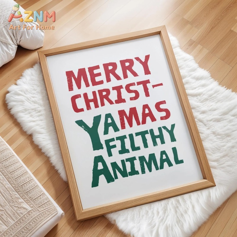 Unframed Canvas Wall Art Retro - Home Decor Xmas Tree review and price