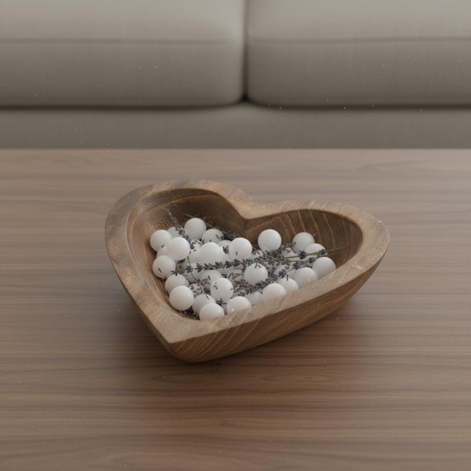 Heart Shaped Wooden Bowl Handm - Home Decor Handmade review and price