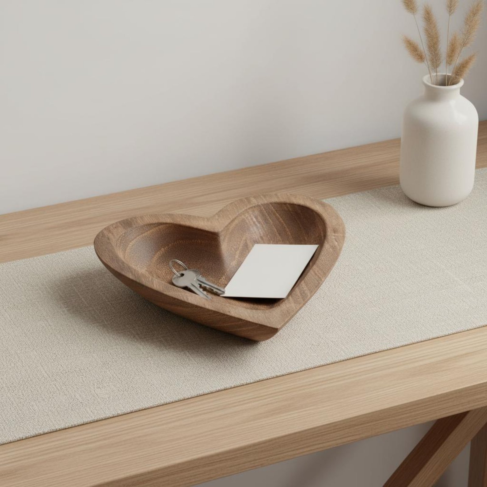 Heart Shaped Wooden Bowl Handm - Home Decor Handmade review and price