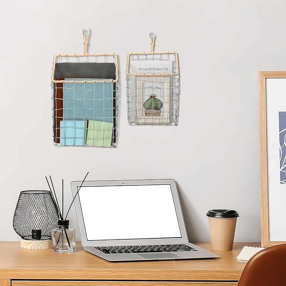 Rustic Woven Wire Hanging Stor - Woven Wall Basket review and price
