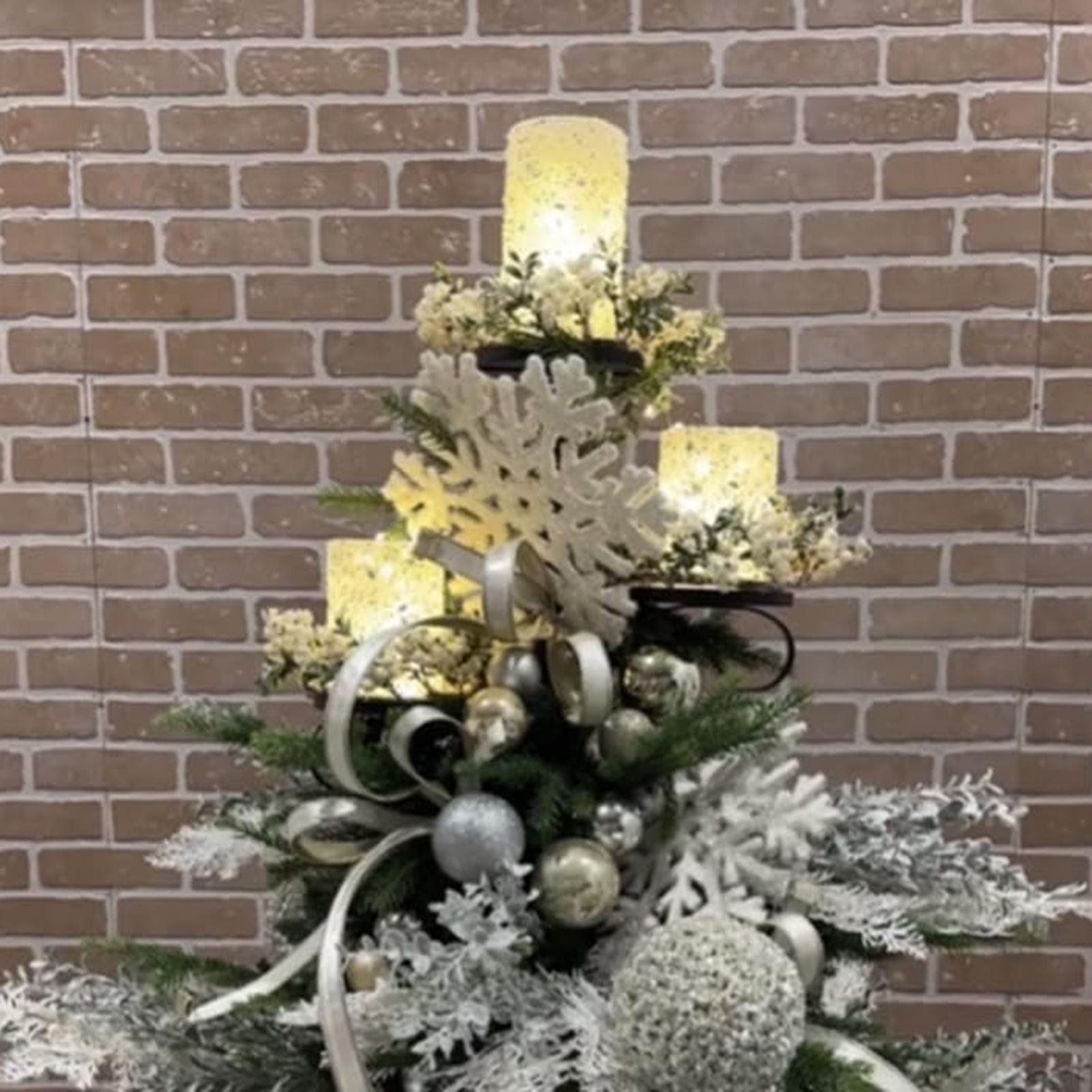 Metal Black Triple Tree Topper - Home Decor Xmas Tree review and price