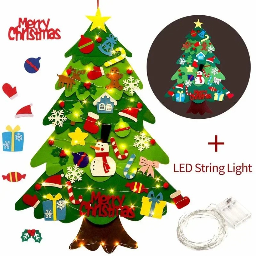 DIY Felt Christmas Tree with D - Home Decor Xmas Tree review and price