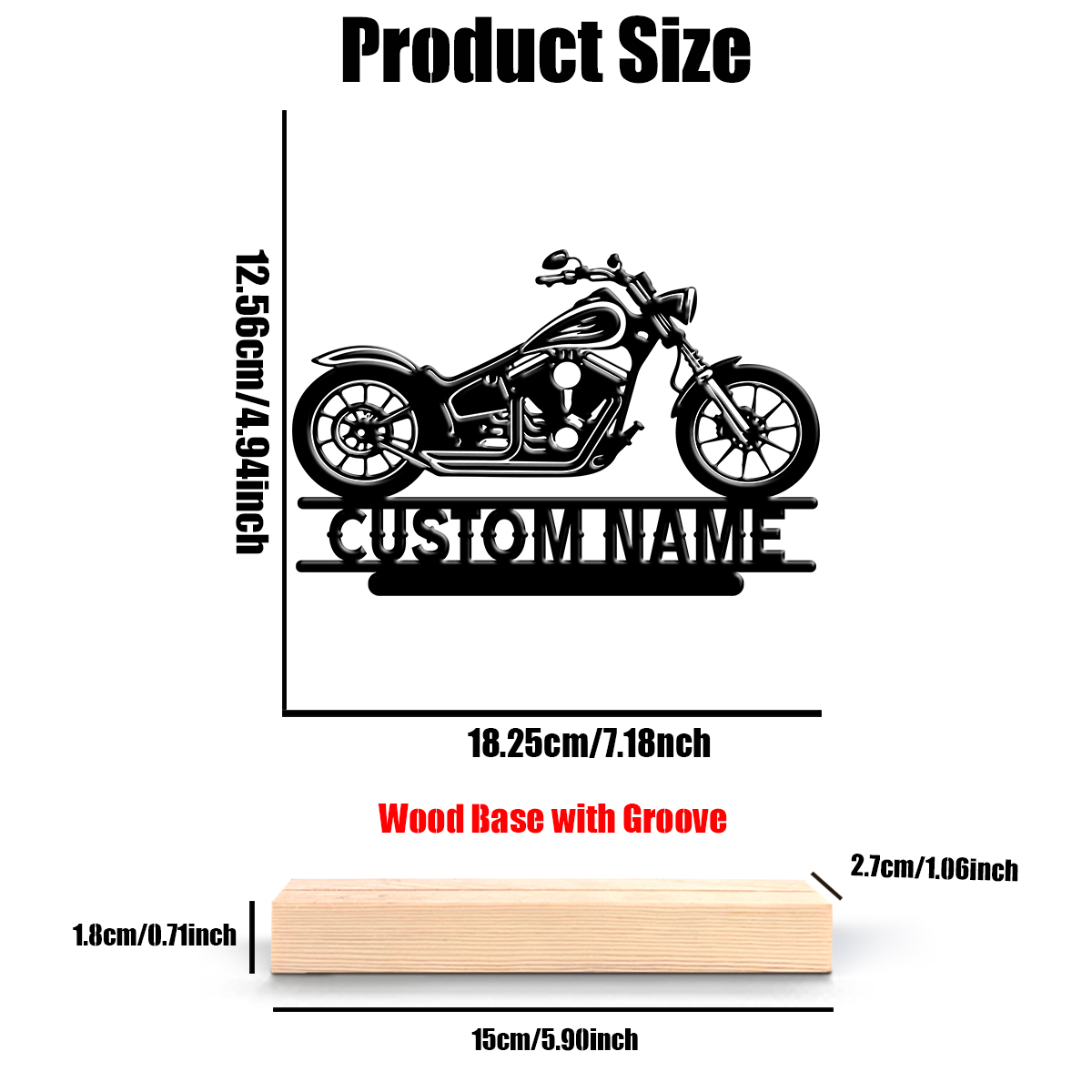 1Pc Csutom Name Road Motorbike - Home Decor Inspo review and price