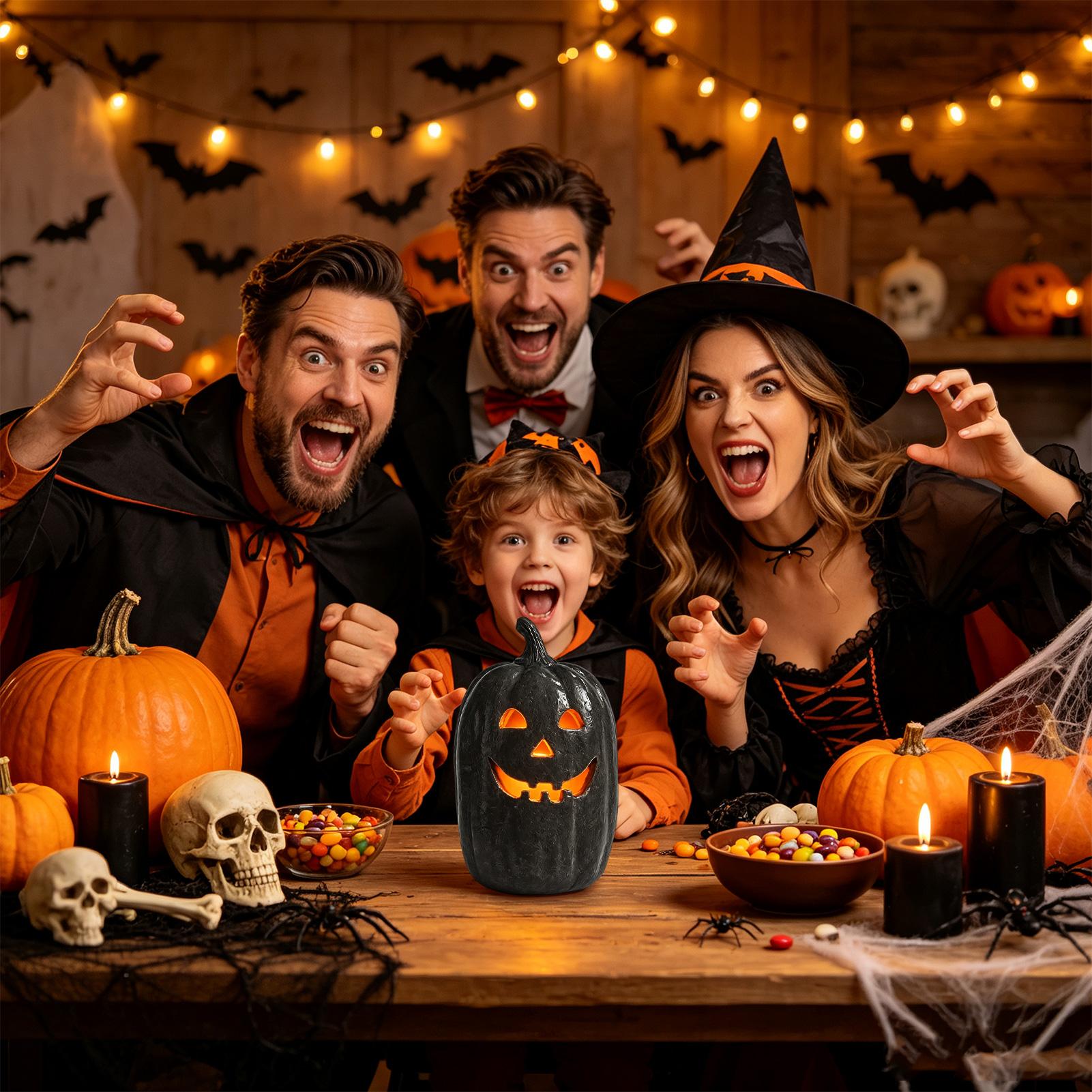 Halloween Pumpkin Decor Resin  - Home Decor Handmade review and price